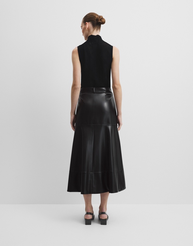 Country Road - Pu Midi Skirt