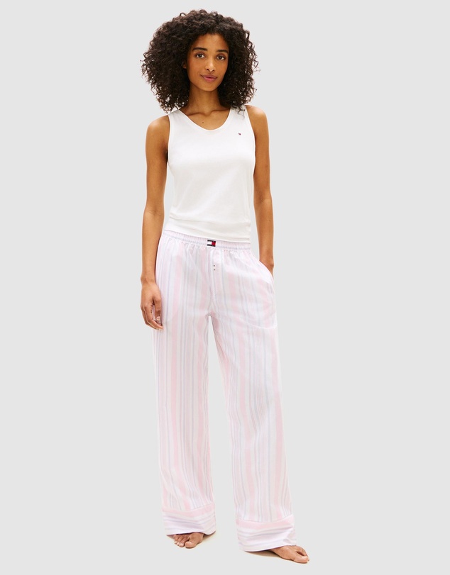 Tommy Hilfiger - Relaxed Wide Leg Pure Linen Trousers