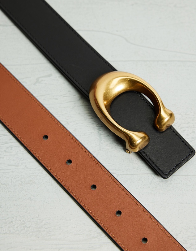 Coach - Signature Buckle Reversible Belt