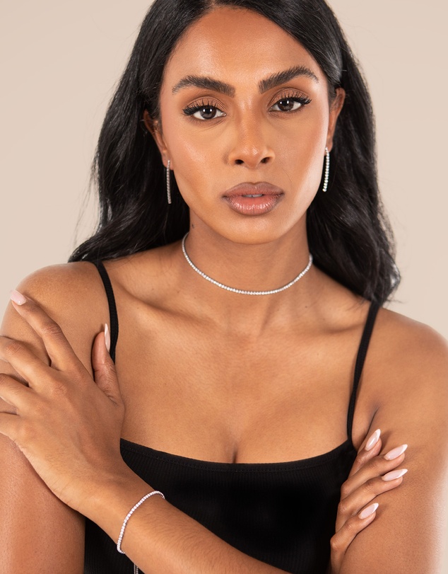 Mestige - Faye Earrings - Silver Plated