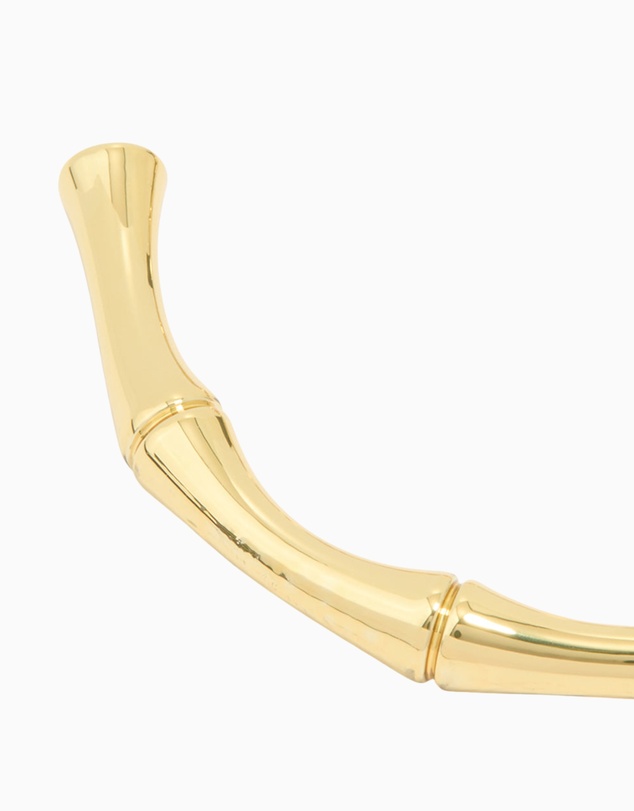 Lovisa - Gold Plated Bamboo Textured Wrist Cuff
