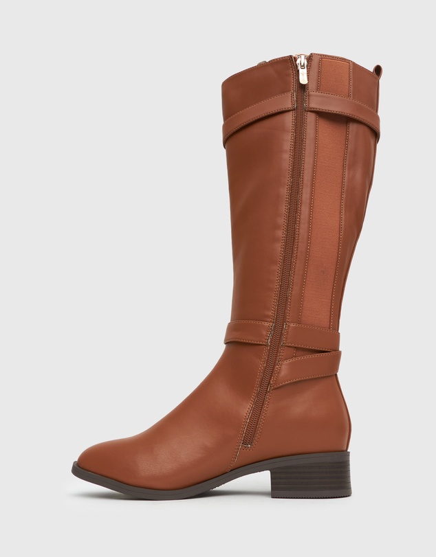 Zeroe - Wider Fit Enroute Vegan Calf Boots