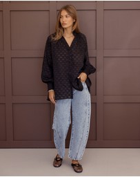 ALEXANDRA - Rean Blouse Black