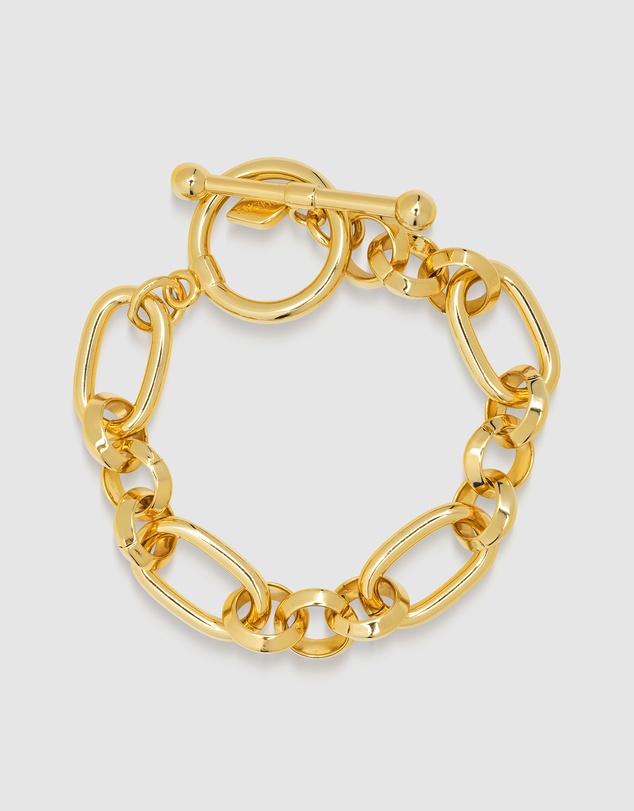 Nialaya Jewellery - Women's Chunky T-Bar Bracelet