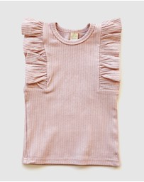 WITH LOVE FOR KIDS - Shimmy Wide Rib Tank Top - Kids
