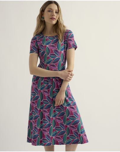 Lily Leaf Magenta