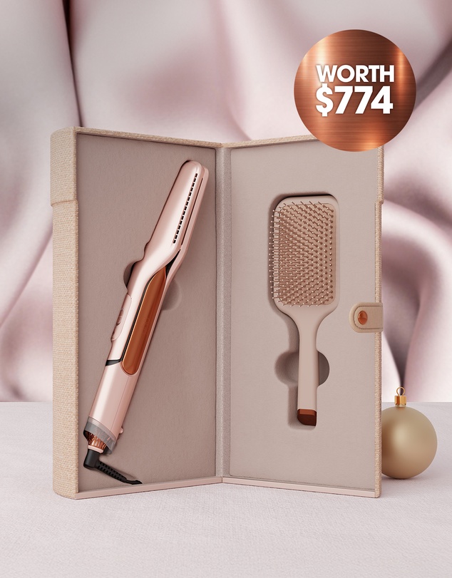 ghd - duet style Hair Straightener and Dryer 2-in-1 Gift Set in Cashmere Beige