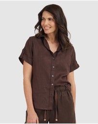 CAMIXA - FEBE Short Sleeve Linen shirt