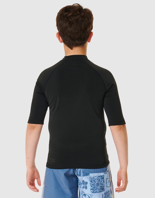 Rip Curl - Icons UV Brushed Short Sleeve Rash - Teens