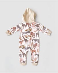 WITH LOVE FOR KIDS - Hooded All In One - Babies