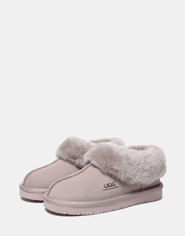 EVERAU - Australian Shepherd Ugg Homey Special Cow Suede Upper House Shoes