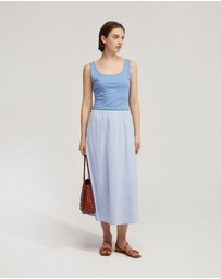 Oxford - Agatha Square Neck Tank