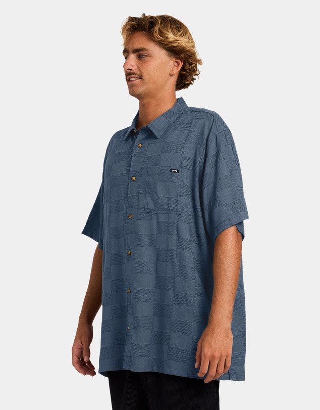 Billabong - Mens Sundays Jacquard Short Sleeve Shirt