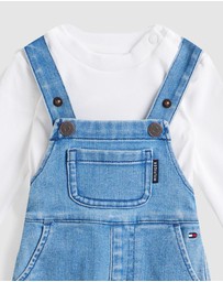 Tommy Hilfiger - Denim Dungarees And T-Shirt Set - Baby