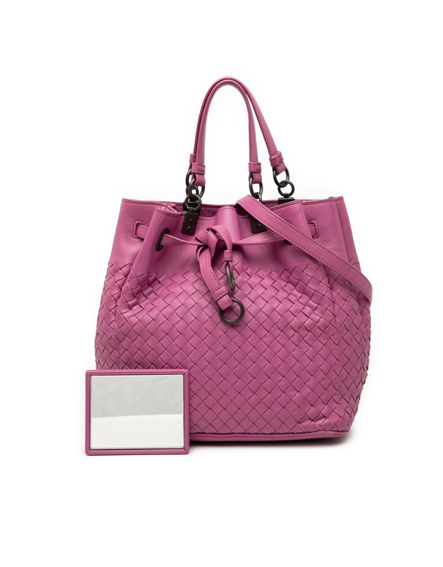 Pre-Loved by Azura Reborn - Pre-Loved Nappa Intrecciato Bucket Bag