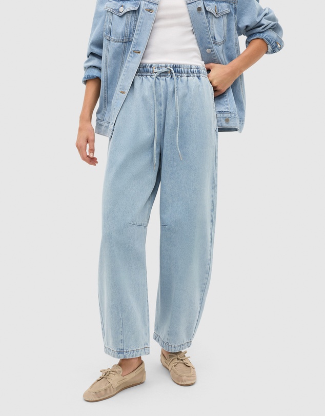 Seed Heritage - Soft Denim Elasticated Pant