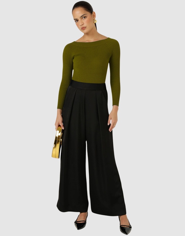 SACHA DRAKE - Claire Knit In Olive