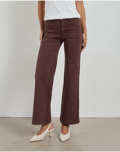 DRICOPER DENIM - Indy High Rise Wide Leg Jeans