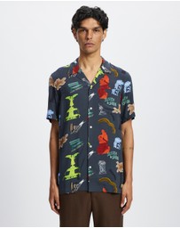 Scotch & Soda - Regular Fit SS AOP Viscose Shirt