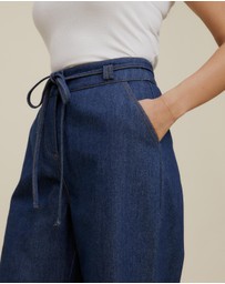The Fated - Citta Wide Leg Tie Pants