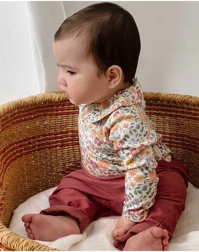 Purebaby - Lined Corduroy Pants -Kids-Babies