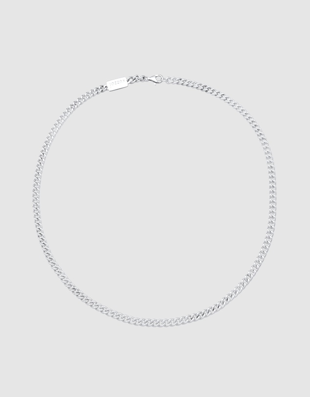Kuzzoi - ICONIC EXCLUSIVE - Classic Curb Chain Necklace in 925 Sterling Silver