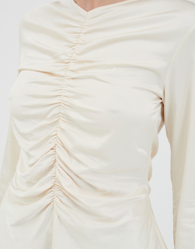 Third Form - Allure Gathered Long Sleeve Top