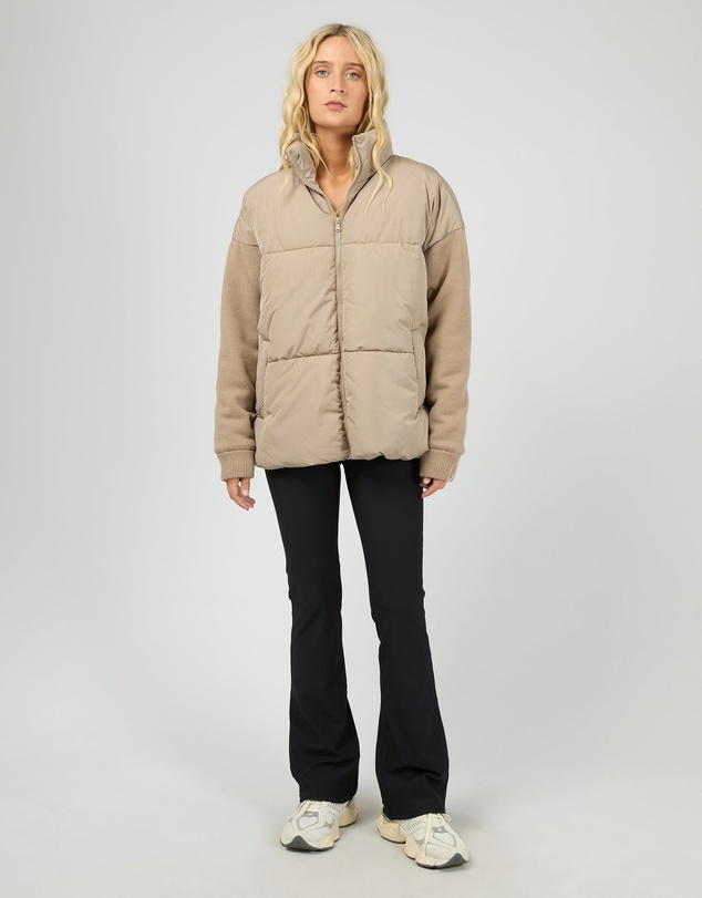 All About Eve - Luxe Knit Puffer Stone