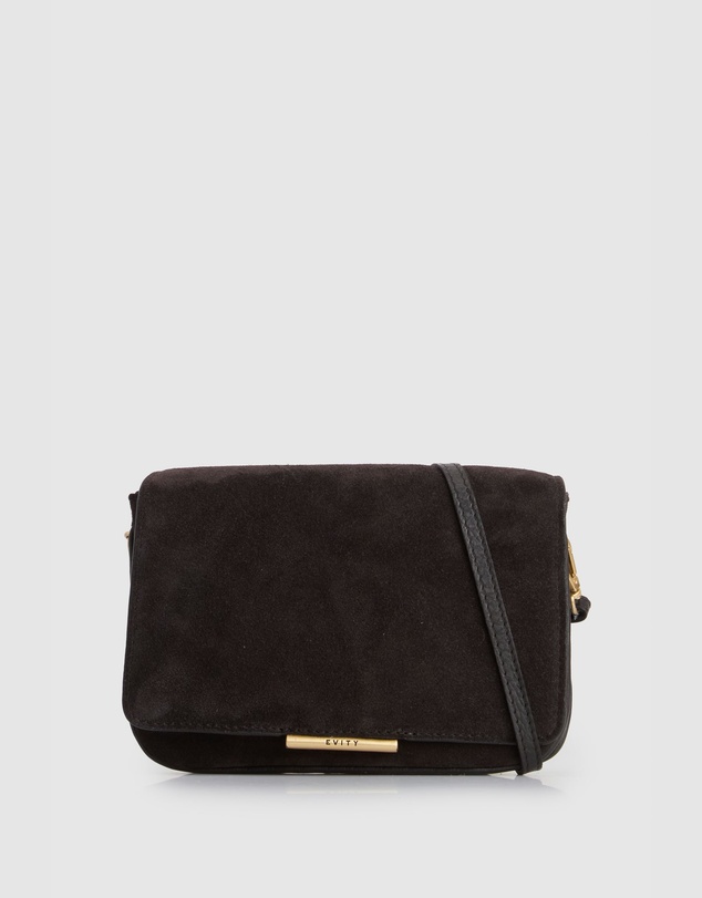 Evity - Thea Leather Suede Crossbody