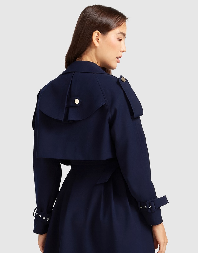 Belle & Bloom - Manhattan Cropped Trench