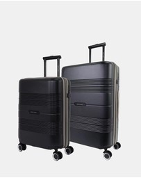 Pierre Cardin - Pierre Cardin Impact Hard Shell Medium and Cabin Bundle 2-Piece Set