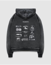 Duke + Dexter - DR Sponsors Washed Grey Hoodie