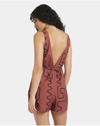 RVCA - Womens Sunnie Jumper Cover Up Romper