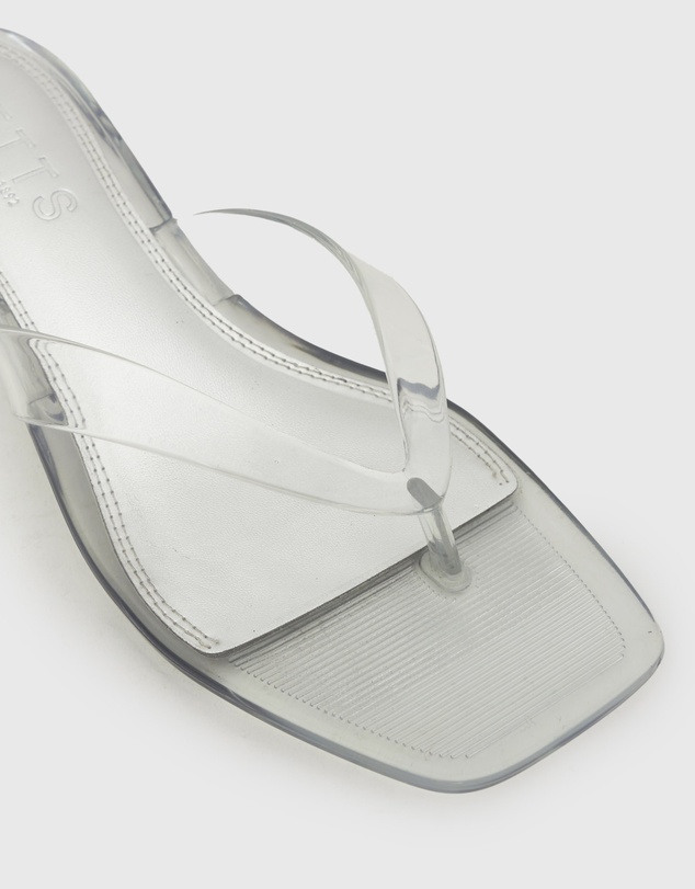 Betts - Tyla Jelly Kitten Heel Thong Sandals