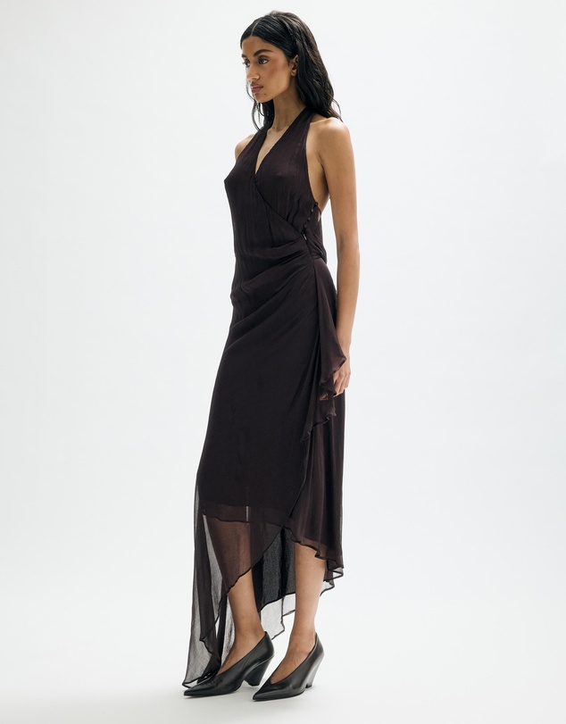 Minima Esenciales - Veda Halter Maxi Dress