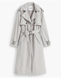 Desigual - Pleated back trench coat