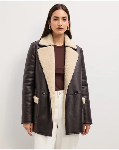 The Fated - Tyra Shearling Coat