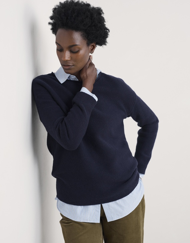 Seasalt - Seasalt Cornwall Navy Fruity Jumper