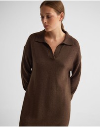 Oxford - Kennedy Wool Blend Polo Dress