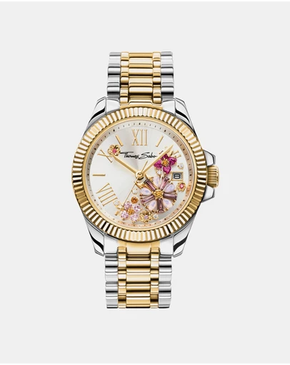 THOMAS SABO - Women's Watch Flowers From Pink Coloured Stones