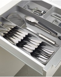Joseph Joseph - DrawerStore™ Cutlery, Utensil & Gadget Organiser (Grey)