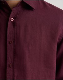 Oxford - Copper European Linen Shirt