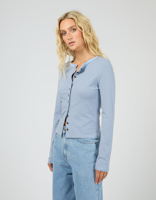 All About Eve - Sami Stripe Long Sleeve Top Blue