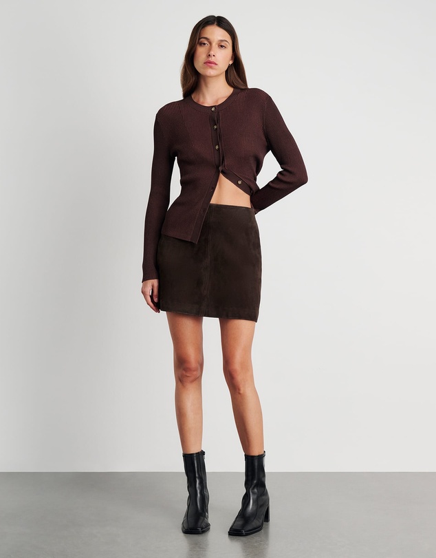 Jag - Ophelia Suede Mini Skirt
