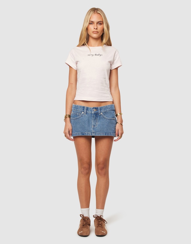 Abrand - 00 Super Low Mini Skirt