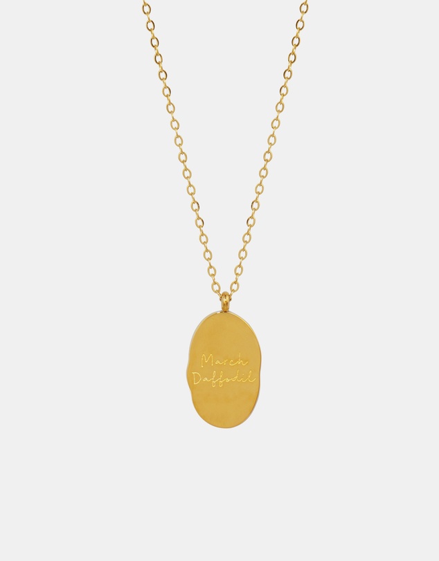 Zoe Olivia - Waterproof Birth Flower Necklace - March