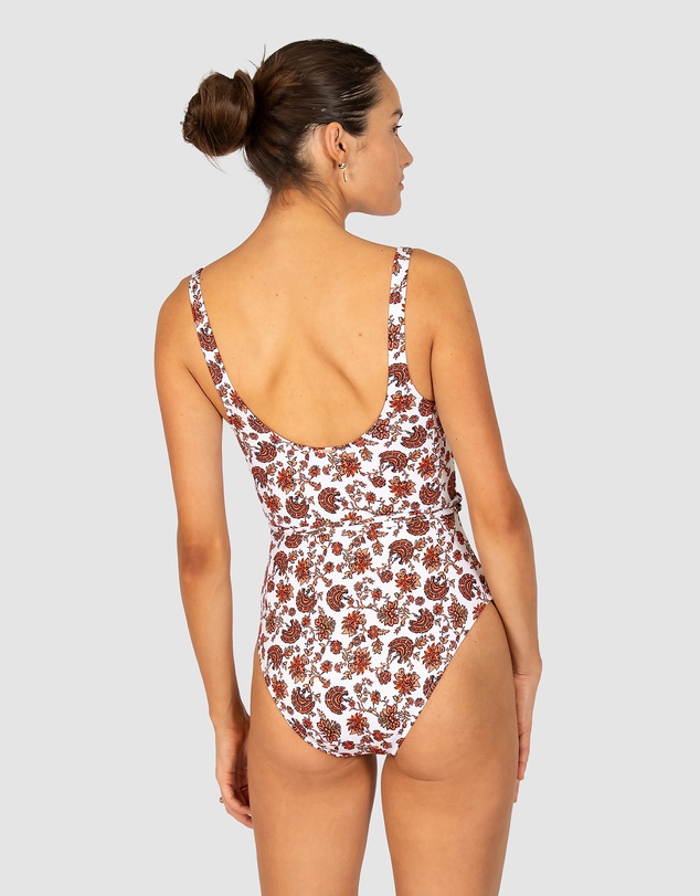 Baku Swimwear - Flamenco Square Neck One Piece Swimsuit