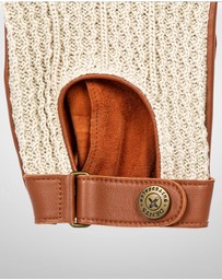 DENTS - Suited Racer x Crochet Back Fingerless Driving Gloves