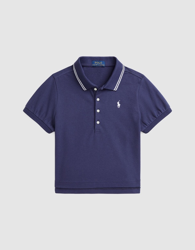 Polo Ralph Lauren - Boxy Stretch Mesh Polo Shirt - ICONIC EXCLUSIVE - Kids-Teens