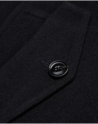 Calibre - Wool Funnel Neck Coat Black
